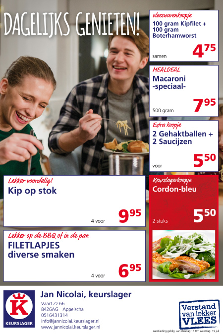 Aanbiedingen van de week